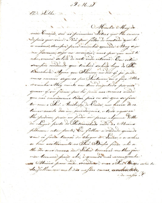 AP03LT07 – CÓPIAS DE 5 CARTAS DIRIGIDAS A MADRE DOMINGAS VAZ E A MADRE MARIA MANUELA, REITORAS RESPECTIVAMENTE DOS RECOLHIMENTOS DAS OBLATAS DO MENINO JESUS DA MOFREITA E DO LORETO (...) PROCESSO INQUISITORIAL. c. 1813