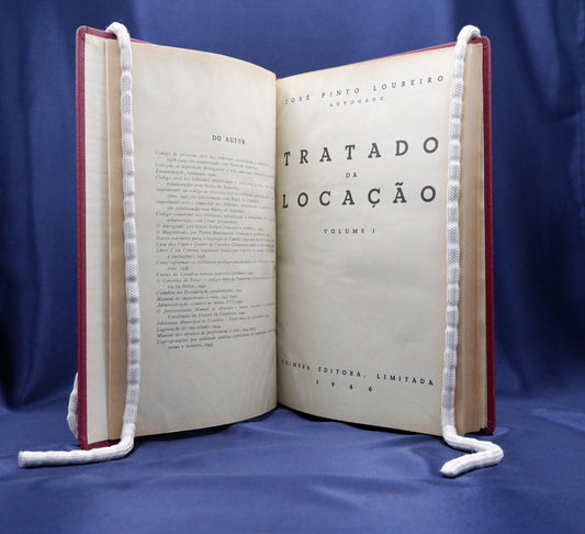AP04LT01 – Loureiro, José Pinto – TRATADO DA LOCAÇÃO. 3 vols. s.l. [Coimbra]. Coimbra Editora, Limitada. 1946 – 1947