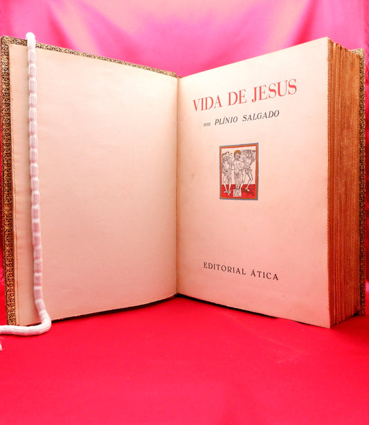 AP04LT19 – Salgado, Plínio (texto); Lino, António (ilust.) – VIDA DE JESUS. Lisboa. Editorial Ática. 1943