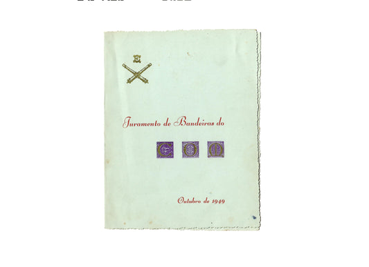 AP04LT58 – [PROGRAMA] JURAMENTO DE BANDEIRA DO COM. Lisboa. [Casa Portuguesa]. 1949