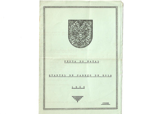 AP04LT59 – [PROGRAMA] FESTA DO NATAL. QUARTEL DE CABEÇO DE BOLA. 1969