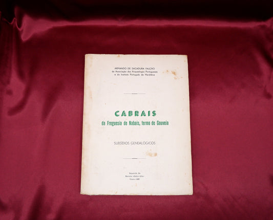 AS01LT22 – Falcão, Armando de Sacadura – CABRAIS DA FREGUESIA DE NABAIS, TERMO DE GOUVEIA: SUBSÍDIOS GENEALÓGICOS. Sep. da Revista «Beira Alta». Viseu. s.n. 1967