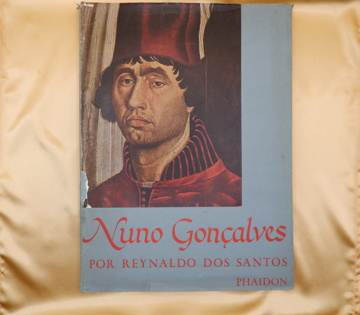 AS01LT50 – Santos, Reynaldo dos – NUNO GONÇALVES PINTOR PORTUGUÊS DO SÉCULO QUINZE E O SEU RETABULO PARA O MOSTEIRO DE S. VICENTE-DE-FORA. London. Phaidon Press. 1955