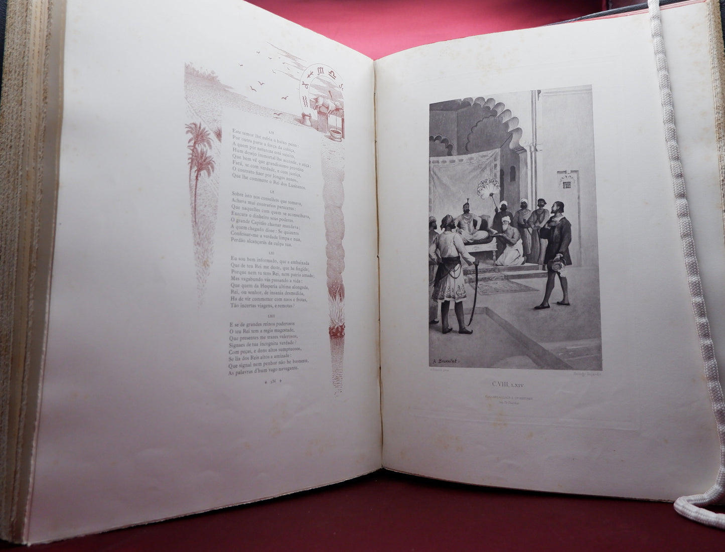AS02LT07 – [CAMONIANA] Camões, Luiz de – OS LUSIADAS. Paris. Guillard, Aillaud & Cia, Editores. 1889