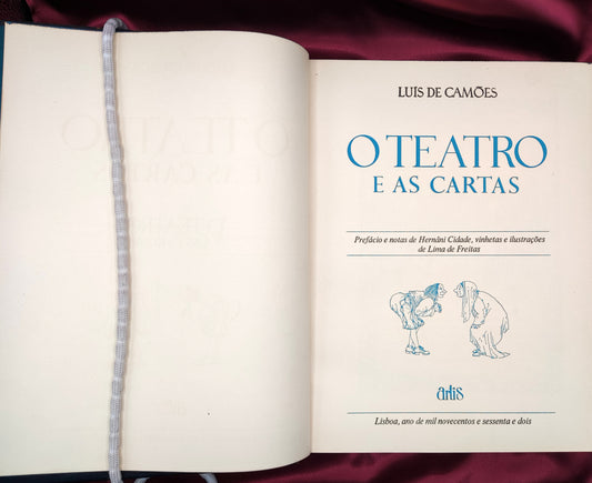 AS02LT26 – [CAMONIANA] Camões, Luís de – O TEATRO E AS CARTAS. Lisboa. Artis. 1962 [1964]