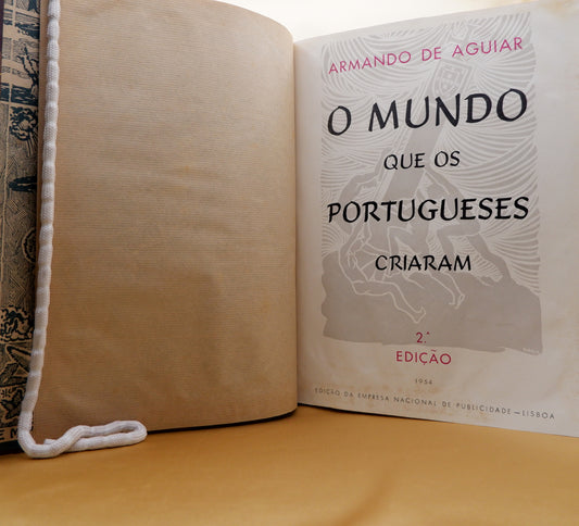 AS03LT43 – Aguiar, Armando de – O MUNDO QUE OS PORTUGUESES CRIARAM. Lisboa. Empresa Nacional de Publicidade. 1954