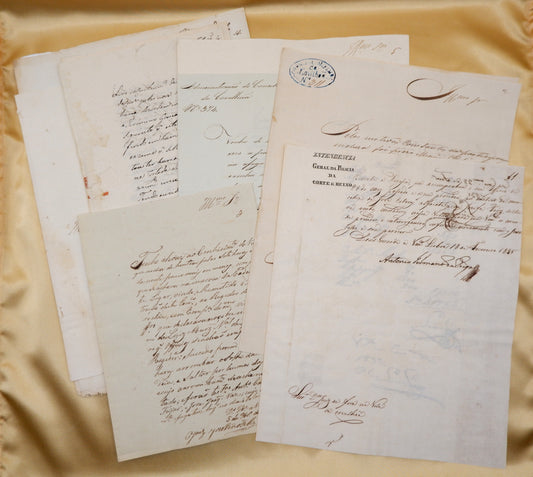 AS03LT48 – [MANUSCRITO; CRIMES; COVILHÃ] CONJUNTO DE CARTAS DE E PARA A ADMINISTRAÇÃO DO CONCELHO DA COVILHÃ E OUTRAS AUTORIDADES SOBRE CINCO CRIMES COMETIDOS NESSE TERMO. 1831-1852