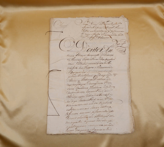 AS03LT50 – [MANUSCRITO; MESÃO FRIO] SENTENÇA CÍVEL DE FORMAL DE PARTILHAS A FAVOR DE ANA RITA POR FALECIMENTO DE SEU MARIDO RAIMUNDO ANTÓNIO CORREIA, DA FREGUESIA DE OLIVEIRA, TERMO DE MESÃO FRIO. 1821