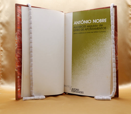 AS04LT62 – Nobre, António [Cláudio, Mário (leitura, pref. e notas) – ALICERCES SEGUIDO DE LIVRO DE APONTAMENTOS. Lisboa. Imprensa Nacional – Casa da Moeda. 1983