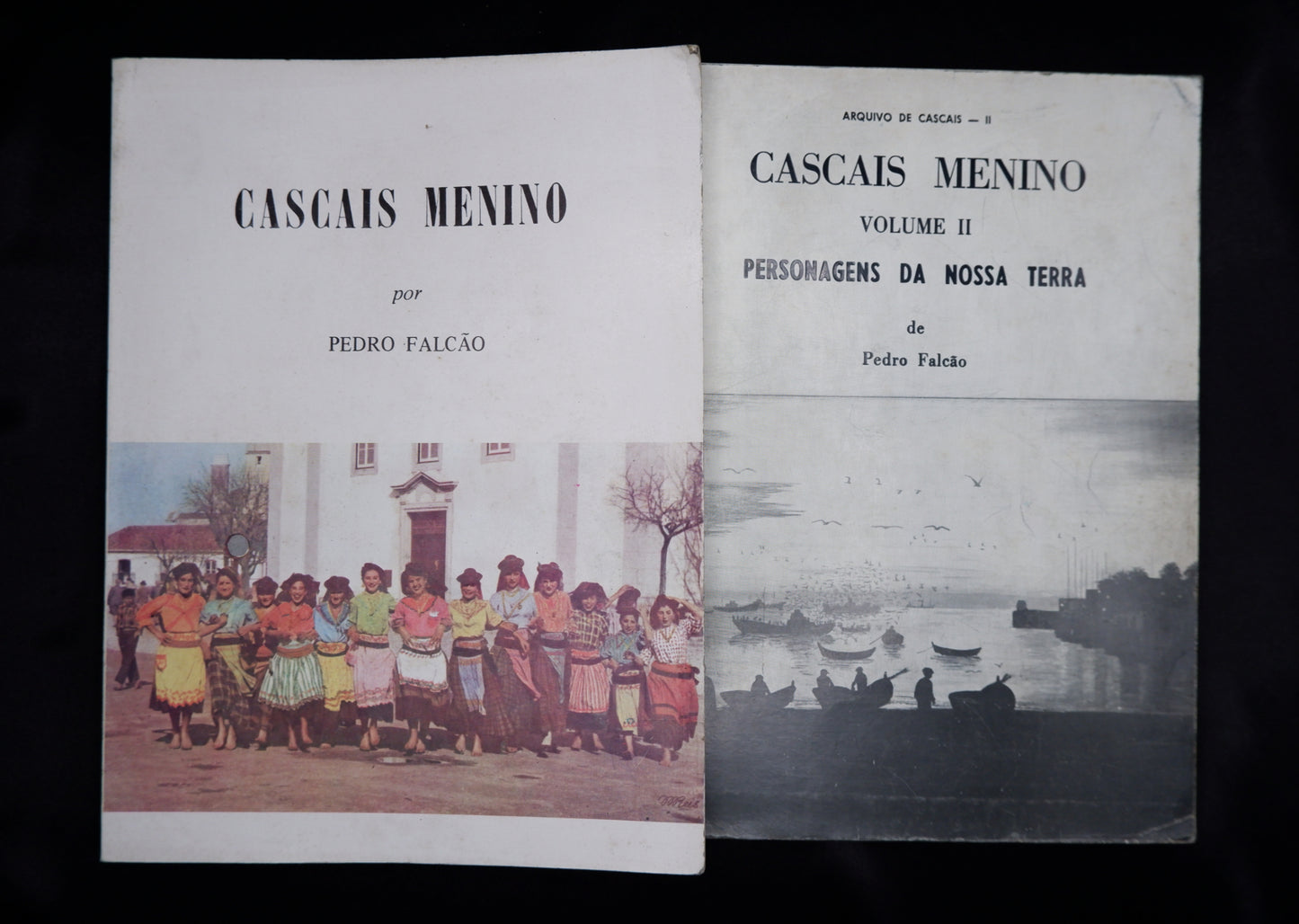 AS06LT14 – [CASCAIS] Falcão, Pedro – CASCAIS MENINO. Vols. I e II. s.l. [Cascais?]. Câmara Municipal de Cascais. 1981