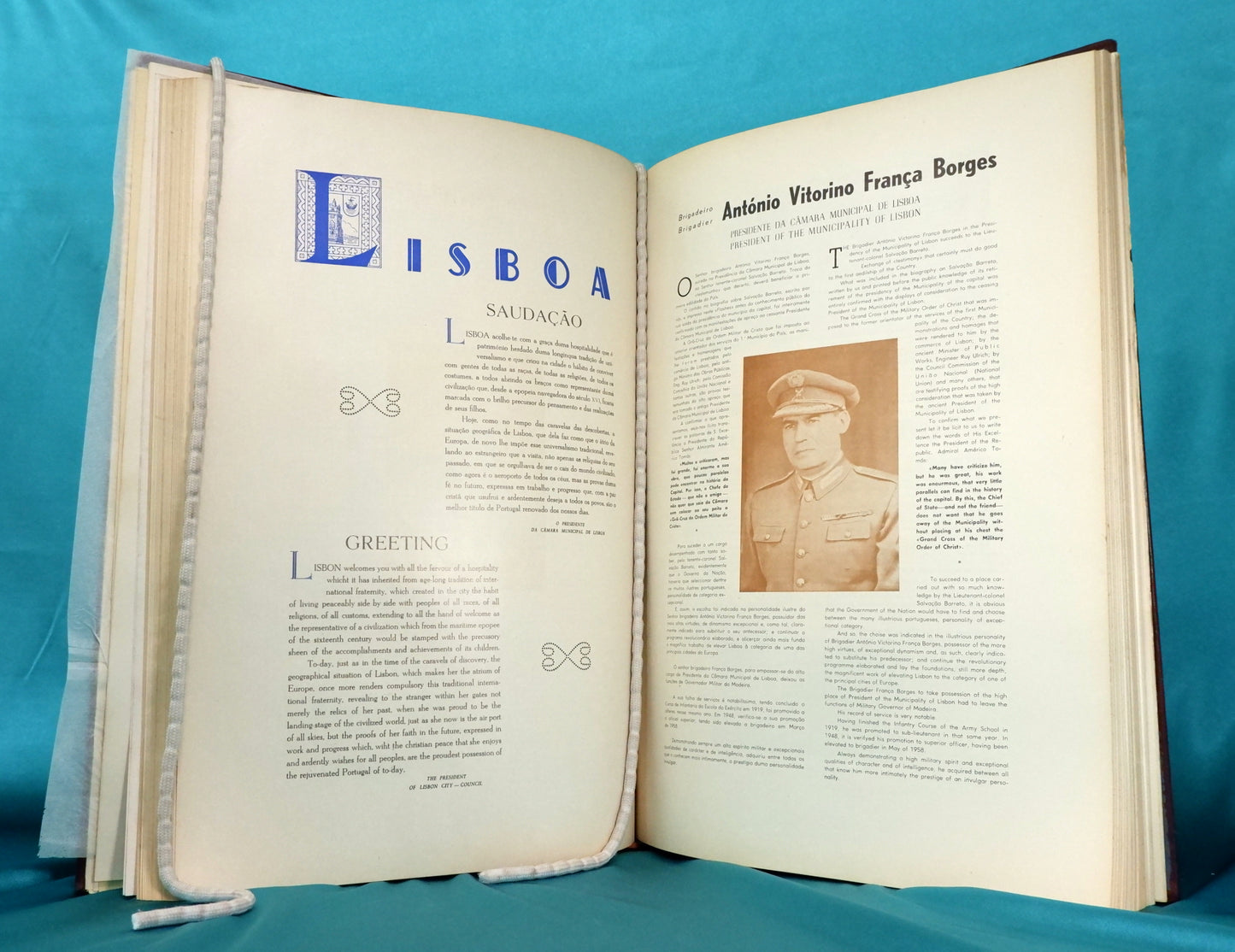 AS07LT22 – [PORTUGAL; BRASIL] Matias, Joaquim A. (dir.) – FLASHES BRASILEIROS. EDIÇÃO LUSO-BRASILEIRA: BIOGRÁFICA CULTURAL ECONÓMICA. Rio de Janeiro. Flashes Brasileiros. 1959