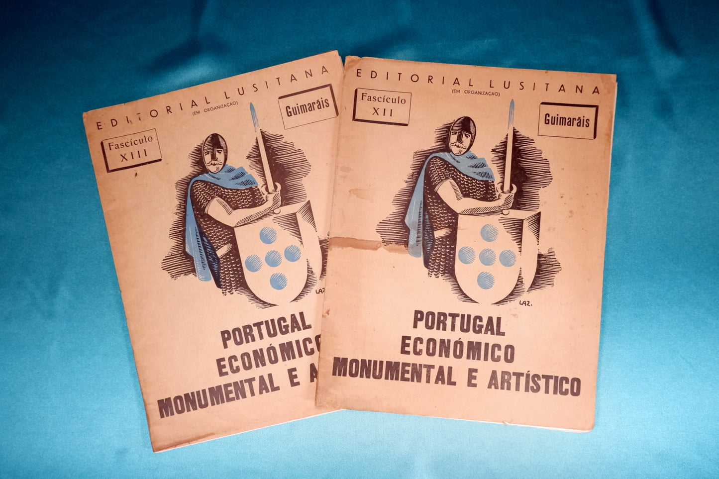 AS08LT07 – AAVV – PORTUGAL ECONÓMICO MONUMENTAL E ARTÍSTICO. CONCELHO E CIDADE DE GUIMARÃIS. Fascículos XII-XII (1.ª e 2.ª Partes). Lisboa. Editorial Lusitana. 1936