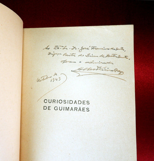 AS08LT08 – Braga, Alberto Vieira – 2 SEPARATAS DA REVISTA DE GUIMARÃES, col. Curiosidades de Guimarães, VIII e IX. Guimarães. 1942-1943