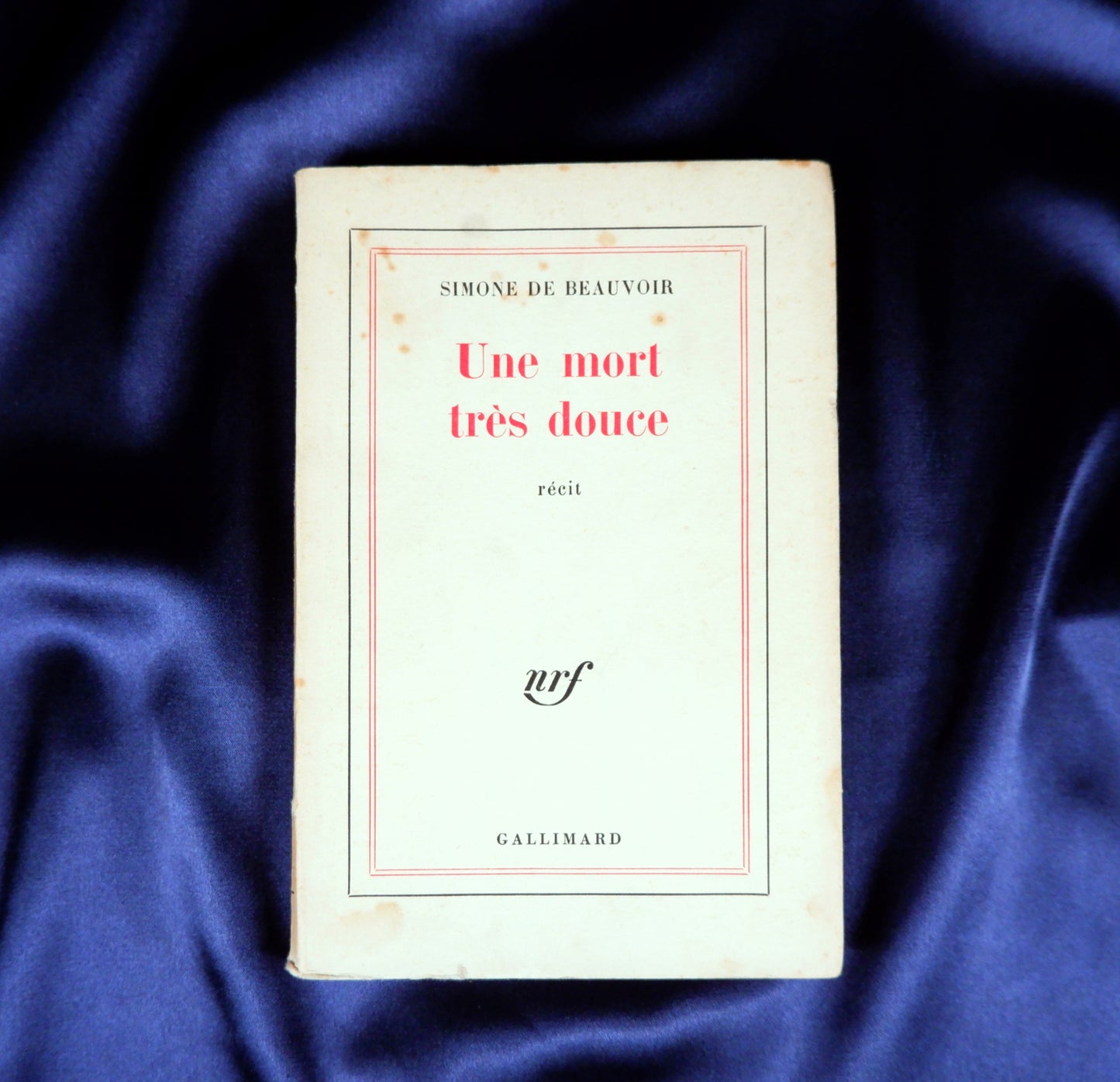 AS09LT04 – Beauvoir, Simone de – UNE MORT TRÈS DOUCE. s.l. [Paris]. Gallimard. 1964