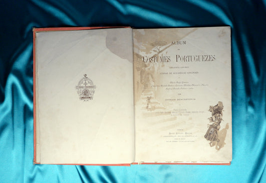 AS09LT18 – AAVV – ALBUM DE COSTUMES PORTUGUESES. Lisboa. David Corazzi Editor. 1888