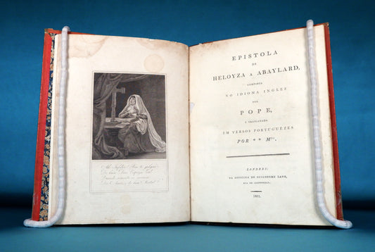 AS09LT19 – Pope, [Alexander] [Pinto, José Nicolau de Massuellos (trad., atrib.)] – EPISTOLA DE HELOYZA A ABAYLARD. Londres. Officina de Guilherme Lane. 1801