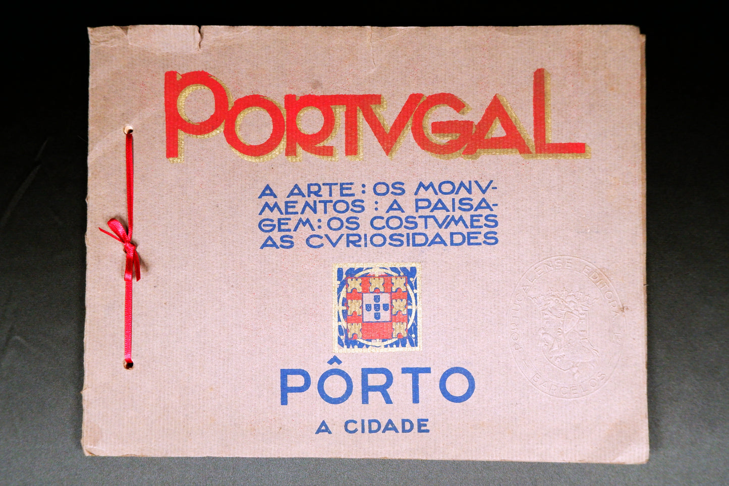 AS09LT22 – [PORTO] Cerdeira, Eleutério – PÔRTO: A CIDADE. Col. Portugal: a arte: os monumentos: a paisagem: os costumes: as curiosidades. Barcelos. Portucalense Editora L.da. 1934