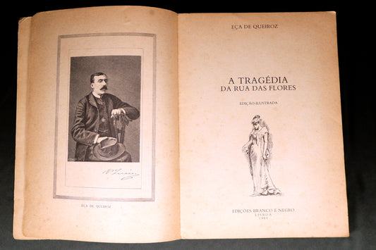 AS09LT45 – Queiroz, Eça de – A TRAGÉDIA DA RUA DAS FLORES. Lisboa. Edições Branco e Negro. 1980