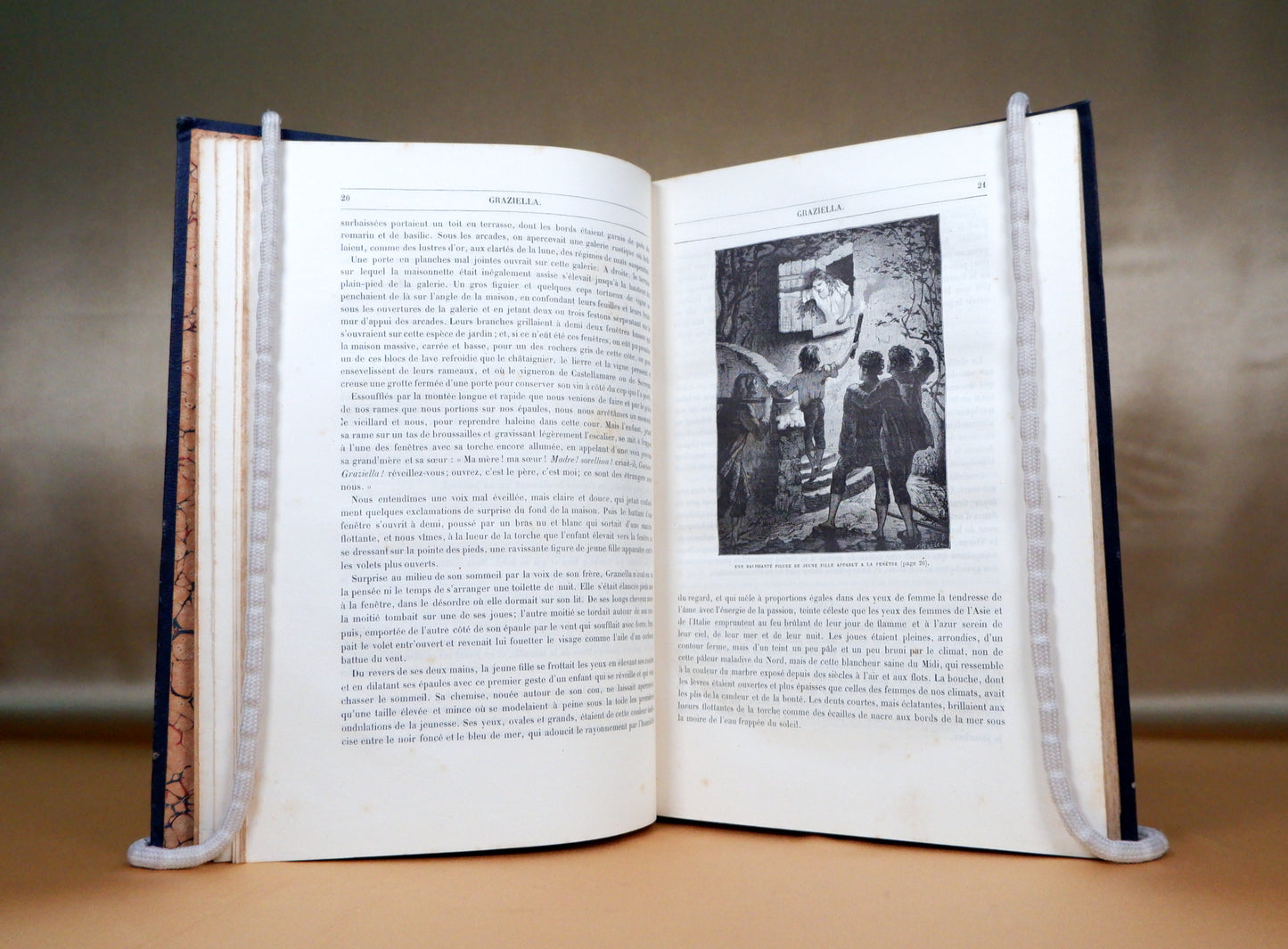 AS09LT47 – Lamartine, A. de – GRAZIELLA; RAPHAEL; LE TAILLEUR DE PIERRES DE SAINT-POINT. Paris. Furne, Jouvet & Cie / Hachette & Cie / Pagnerre. s.d. [1877]