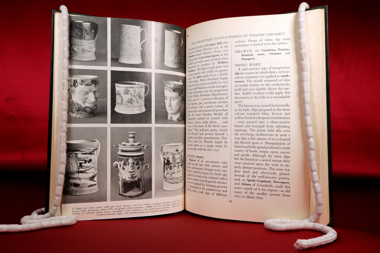 AS09LT70 – Hughes, Bernard & Therle – THE COLLECTOR’S ENCYCLOPAEDIA OF ENGLISH CERAMICS. London. Abbey Library. 1968