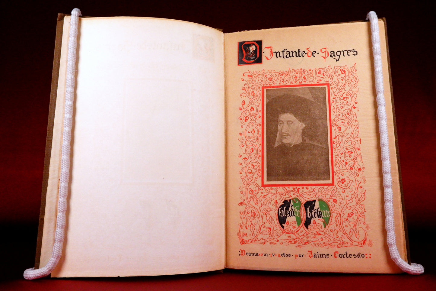 AS09LT87 – Cortesão, Jaime – O INFANTE DE SAGRES: DRAMA ÉPICO EM IV ACTOS COM DUAS COMPOSIÇÕES MUSICAIS DE OSCAR DA SILVA REPRESENTADO PELA PRIMEIRA VEZ NO «REPÚBLICA» DE LISBOA EM DEZEMBRO DE 1916