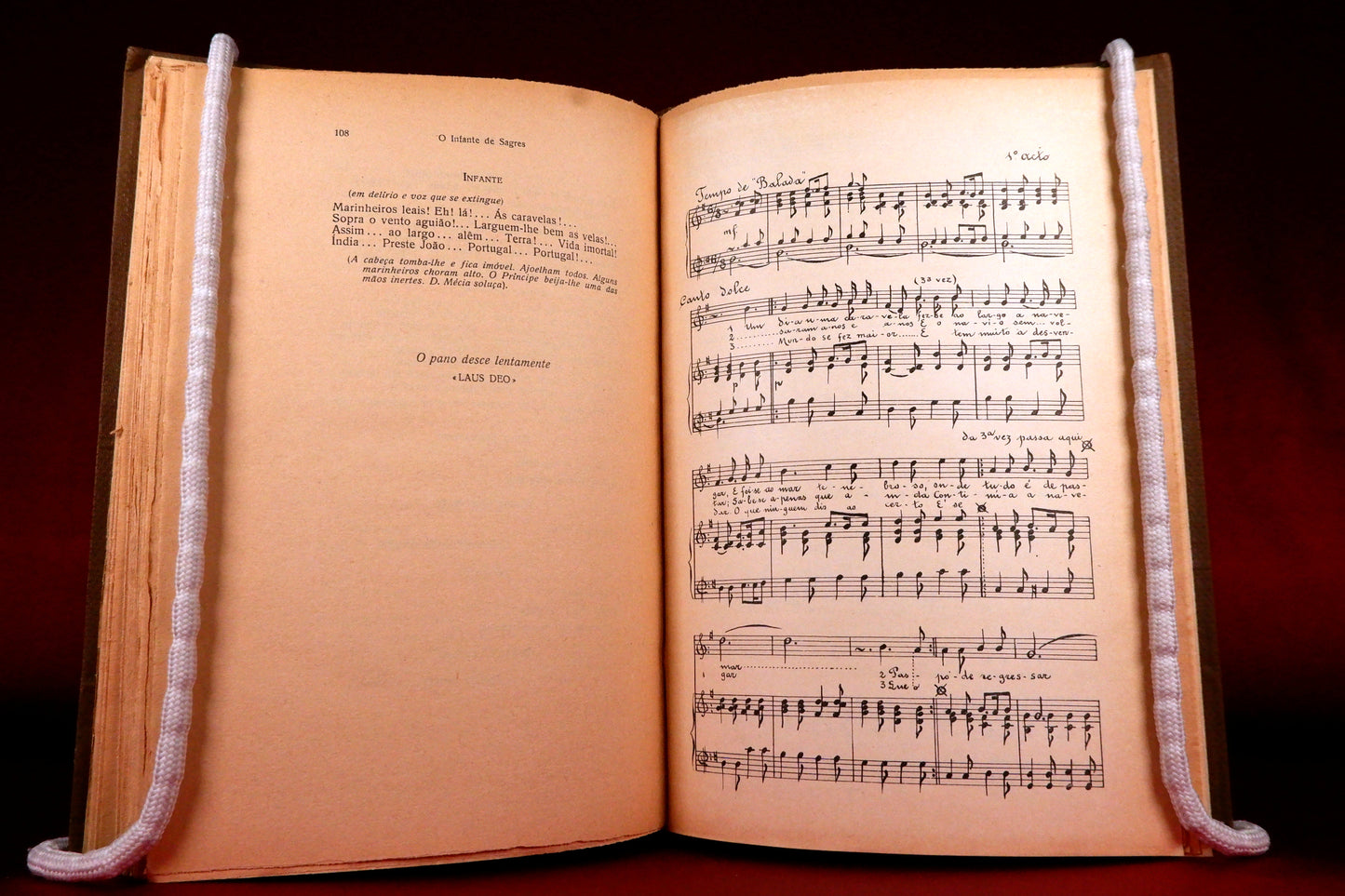 AS09LT87 – Cortesão, Jaime – O INFANTE DE SAGRES: DRAMA ÉPICO EM IV ACTOS COM DUAS COMPOSIÇÕES MUSICAIS DE OSCAR DA SILVA REPRESENTADO PELA PRIMEIRA VEZ NO «REPÚBLICA» DE LISBOA EM DEZEMBRO DE 1916