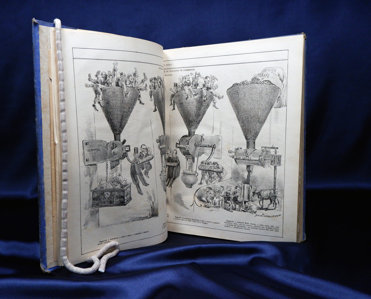 AS10LT29 – Pinheiro, Raphael Bordallo (dir.) – O ANTONIO MARIA. 3 vols. Quarto Anno, n.º 136, de 5 de Janeiro – Vol. [Anno] VII, n.º 3, de 21 de Janeiro. Lisboa. 1882-1885