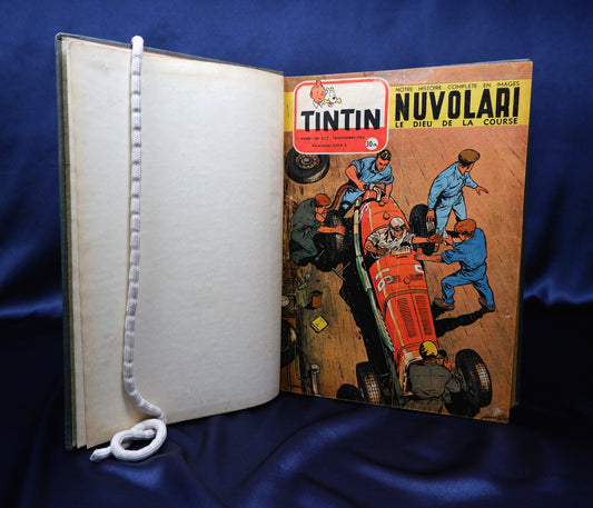 AS10LT31 – TINTIN. N.º 317, 7e Anée – N.º 341, 8e Année. Paris. 1954-1955