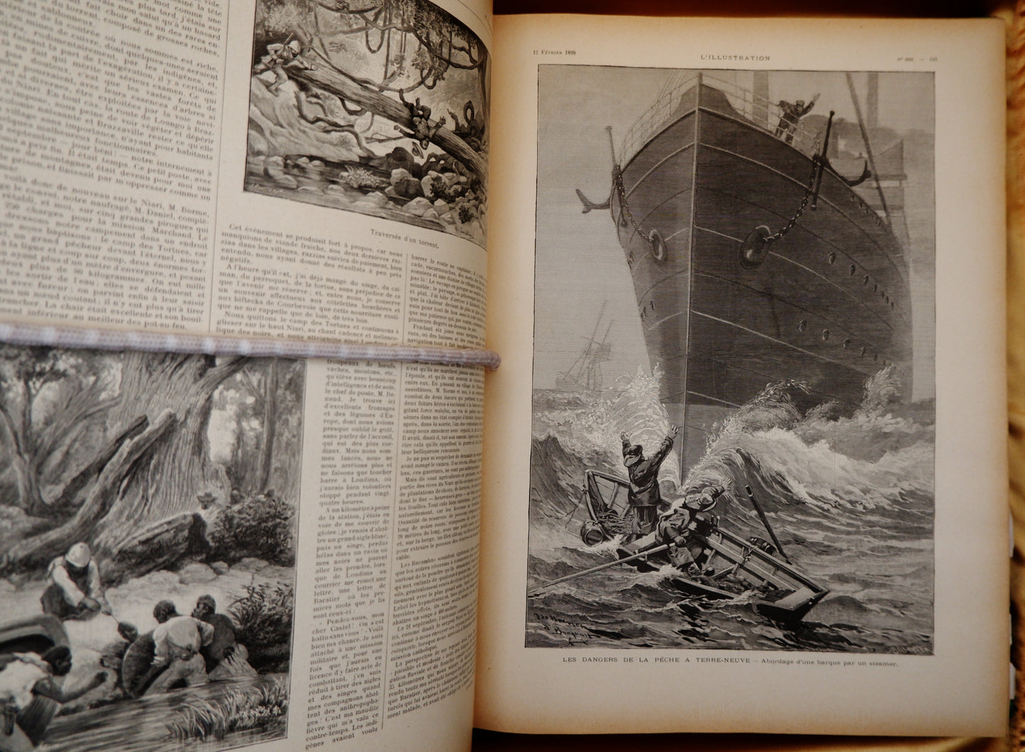 AS10LT39 – L’ILLUSTRATION. Tome CXI-CXII; CXV-CXVI; CXXIX-CXXX. 6 vols. s.l. [Paris]. 1898; 1900; 1907