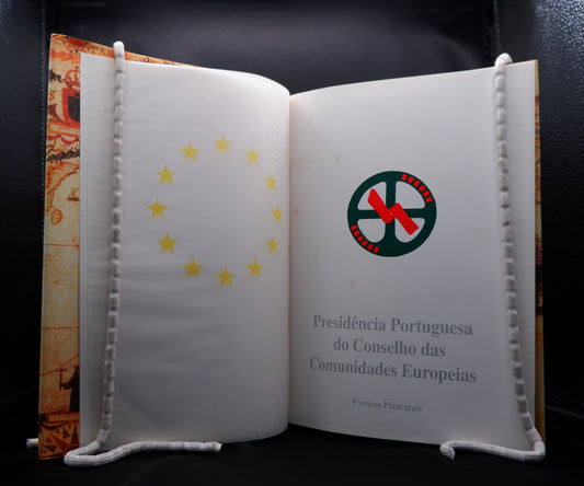 AS10LT44 – PRESIDÊNCIA PORTUGUESA DO CONSELHO DAS COMUNIDADES EUROPEIAS: EVENTOS PRINCIPAIS. Lisboa. Gabinete do Ministro dos Negócios Estrangeiros. 1992