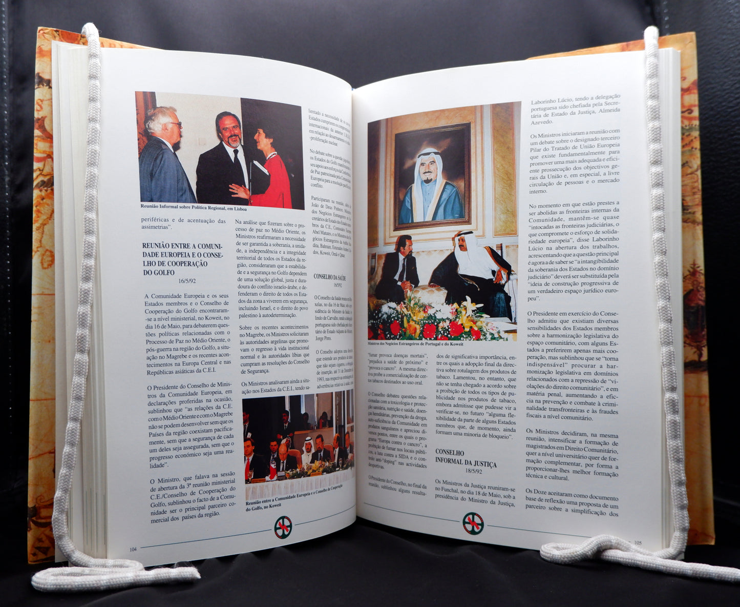 AS10LT44 – PRESIDÊNCIA PORTUGUESA DO CONSELHO DAS COMUNIDADES EUROPEIAS: EVENTOS PRINCIPAIS. Lisboa. Gabinete do Ministro dos Negócios Estrangeiros. 1992