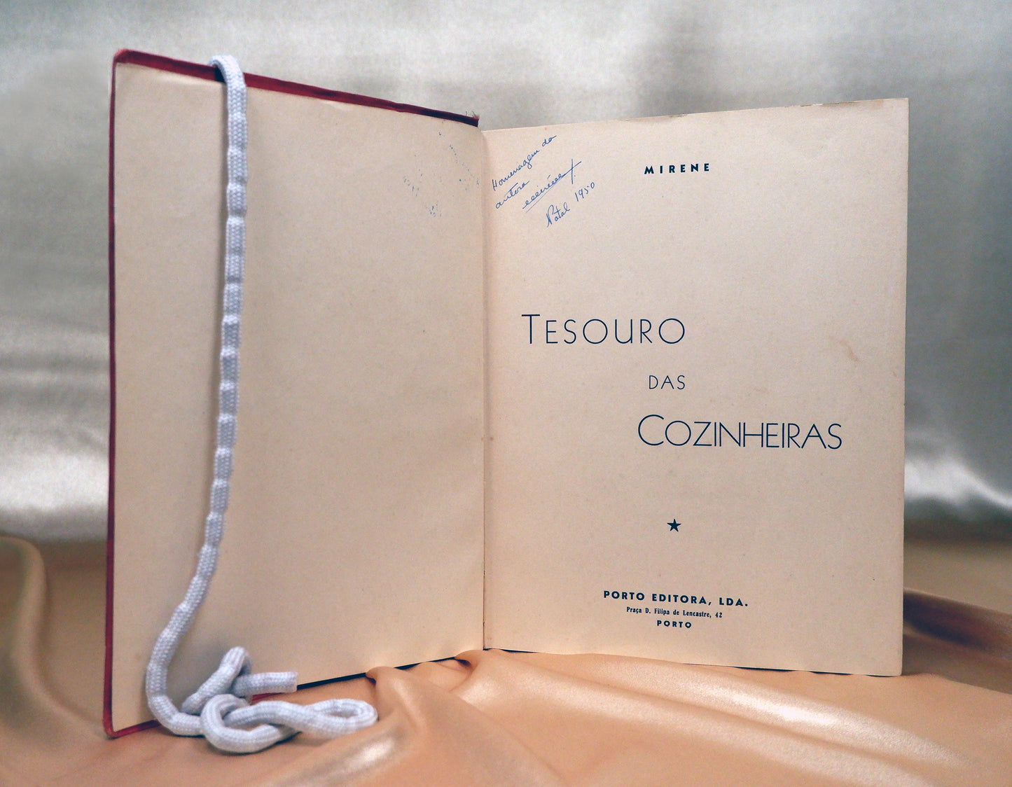 AS10LT66 – Miréne [Braga, Maria Irene Andrade] – TESOURO DAS COZINHEIRAS. Porto. Porto Editora, Lda. s.d. [1950?]