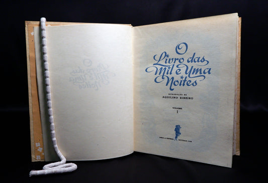 AS12LT05 – O LIVRO DAS MIL E UMA NOITES. 6 Vols. Lisboa. Editorial Estúdios Cor. 1958-1962