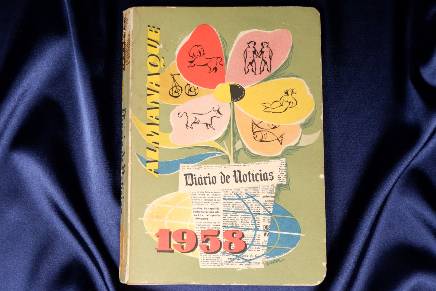 AS12LT28 – ALMANAQUE DIARIO DE NOTÍCIAS 1958. Lisboa. Diário de Notícias. 1958