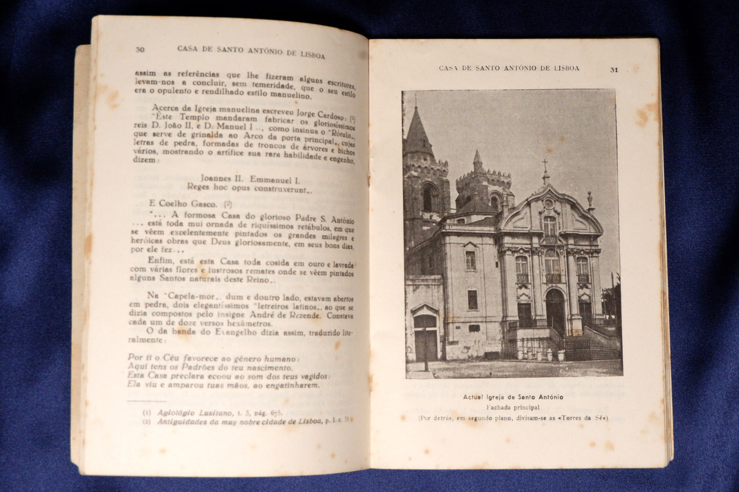 AS12LT29 – Rolim, P. J. A. – CASA DE SANTO ANTÓNIO DE LISBOA: RECORDAÇÃO. Lisboa. Casa de Santo António. 1950