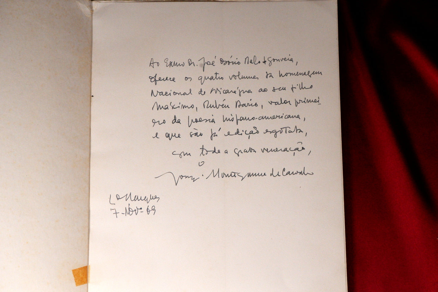 AS12LT40 – Darío, Rubén – POESIAS Y ARTÍCULOS EN PROSA. Ed. fac-similada. Managua. Universidad Nacional Autónoma de Nicaragua. Vol. I (de IV) 1966 [1881]