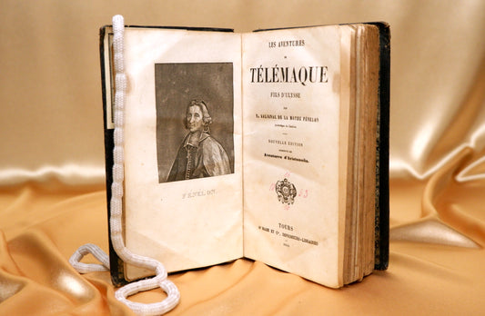 AS13LT15 – Fénelon, Salignac de la Mothe – LES AVENTURES DE TÉLÉMAQUE: FILS D’ULYSSE. Tours. Ad Mame et Cie. 1851