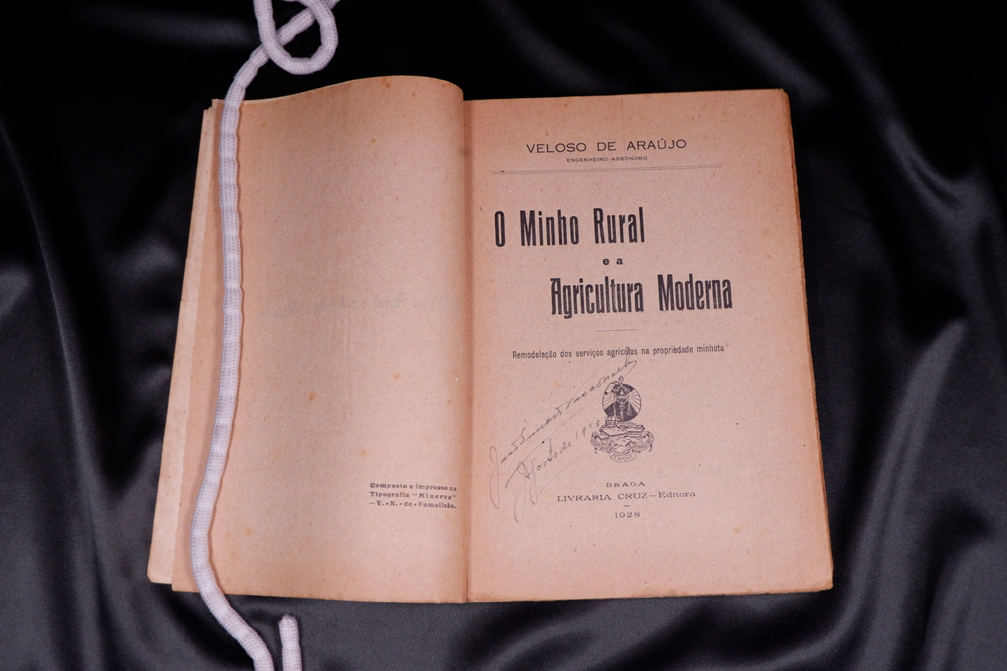 AS14LT10 – [AGRONOMIA] CONJUNTO DE 6 PUBLICAÇÕES RARAS SOBRE A AGRICULTURA NO MINHO.