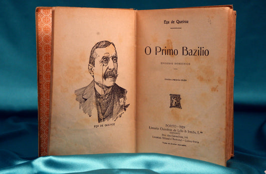 AS14LT48 – Queiroz, Eça de – O PRIMO BAZILIO. Porto. Livraria Chardron de Lélo & Irmão. 1929