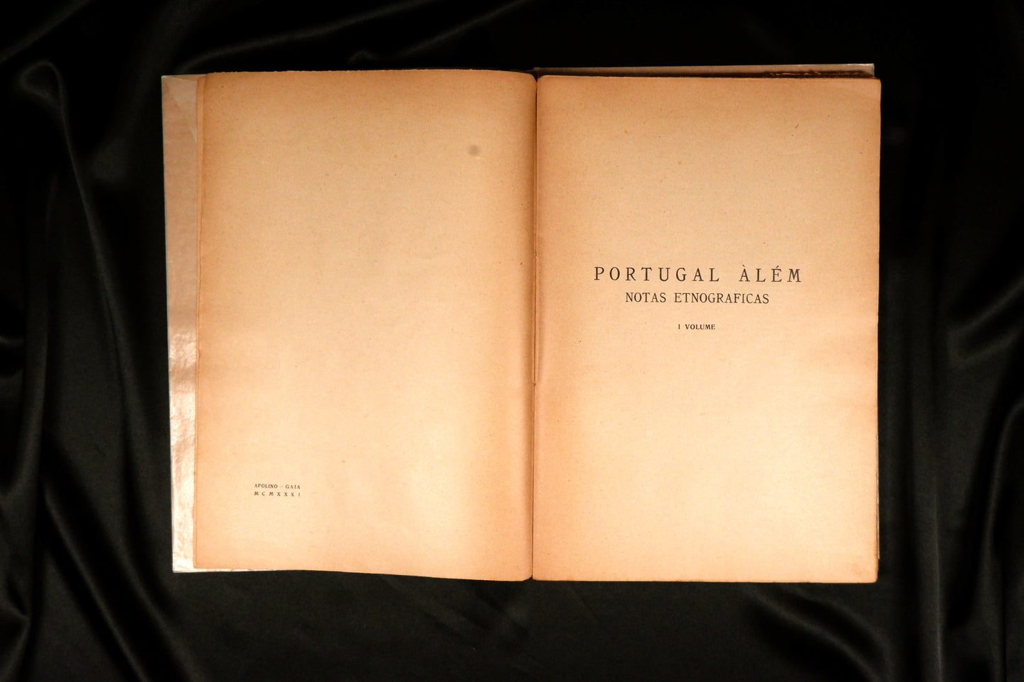 AS16LT13 – Chaves, Luís – PORTUGAL ÀLÉM: NOTAS ETNOGRÁFICAS. Vol. I [único]. Gaia. Edições Pátria. 1932