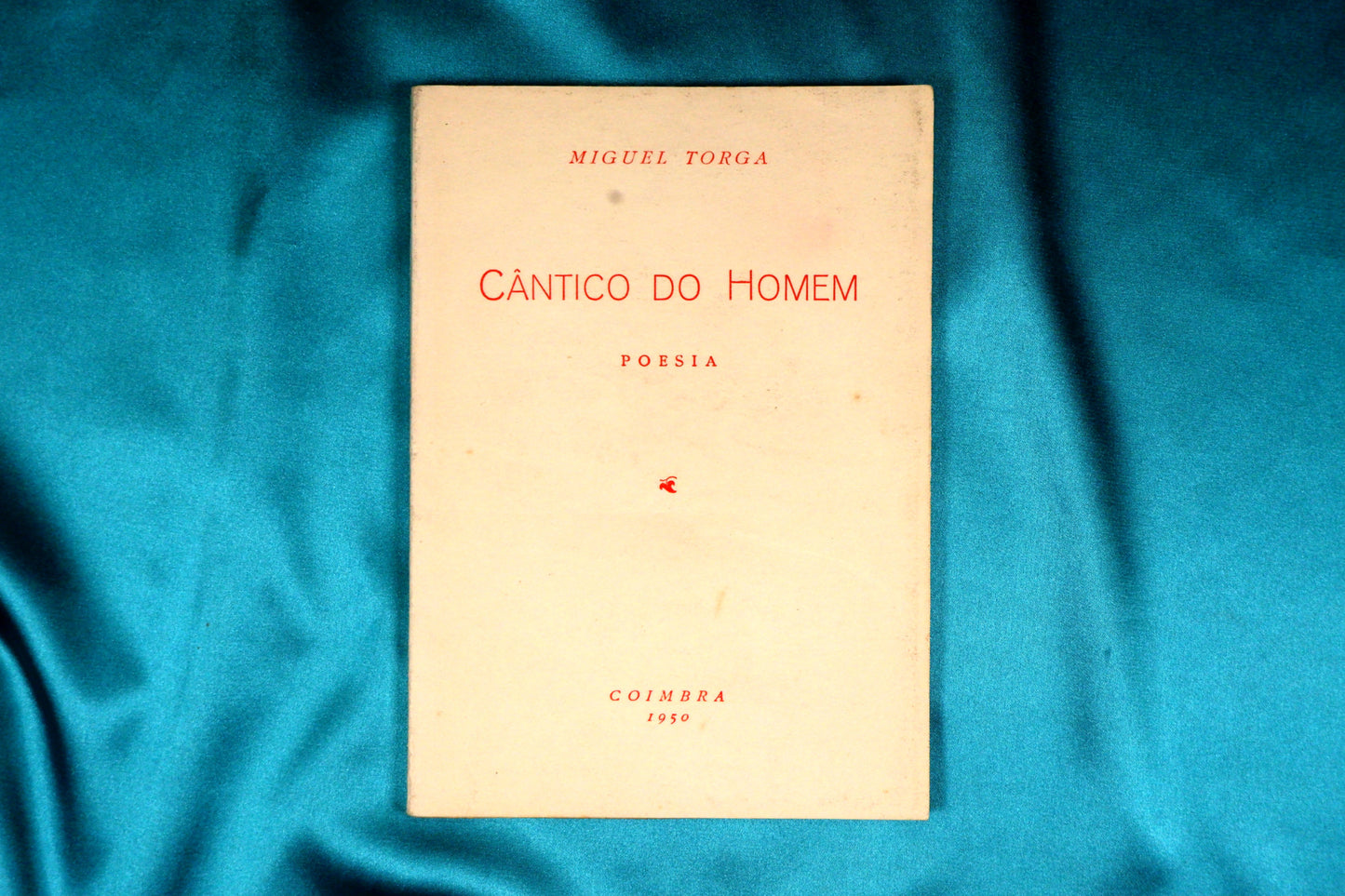 AS16LT26 – Torga, Miguel – CÂNTICO DO HOMEM. Coimbra. Coimbra Editora. 1950