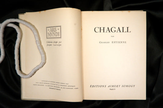 AS16LT82 – Estienne, Charles – CHAGALL. Paris. Éditions Aimery Somogy. 1951