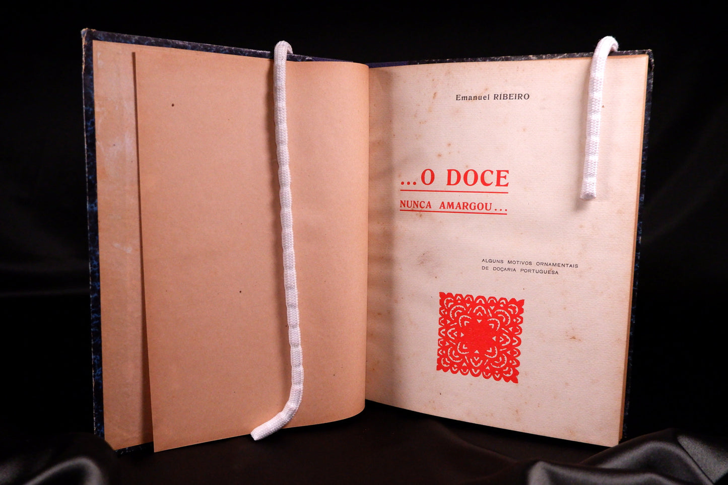 AS17LT11 – Ribeiro, Emanuel – …O DOCE NUNCA AMARGOU… ALGUNS MOTIVOS ORNAMENTAIS DE DOÇARIA PORTUGUESA. Porto. Tipografia Sequeira Limitada. 1923