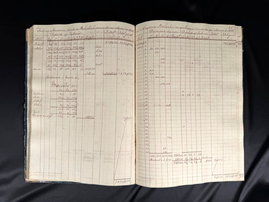 AS17LT60 – [GAIA; PORTO; INDÚSTRIA; MOAGEM; HISTÓRIA DA ALIMENTAÇÃO; BISCOITOS; BOLACHAS] - LIVRO DE VENDA DA FÁBRICA MECÂNICA [DE EUGÉNIO FERREIRA PINTO BASTO]. 1858