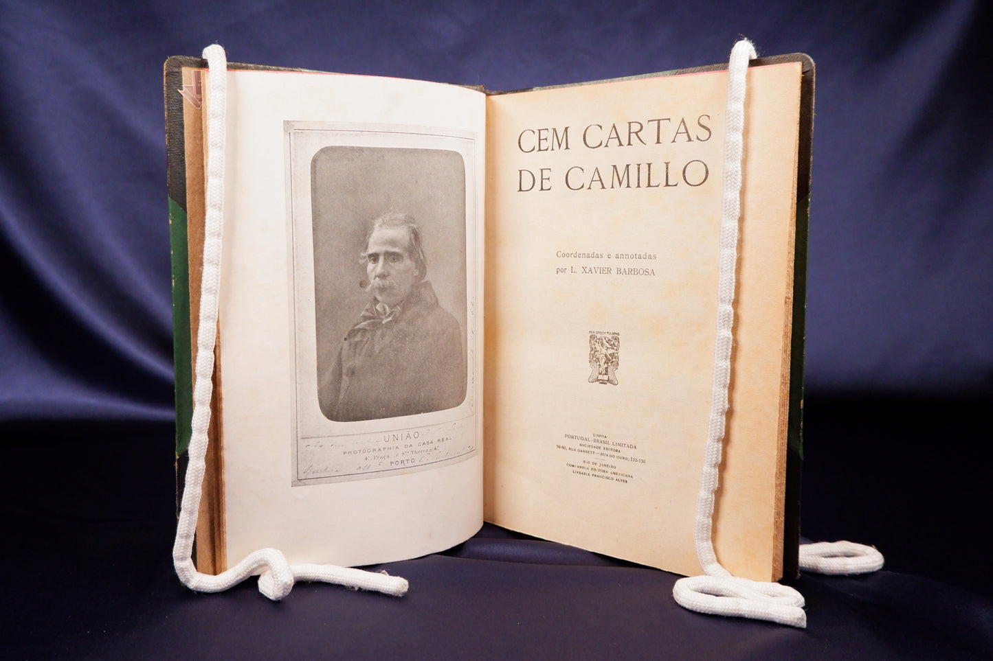 AS18LT01 – [CAMILIANA] Barbosa, L. Xavier – CEM CARTAS DE CAMILLO COORDENADAS E ANNOTADAS POR L. XAVIER BARBOSA. Lisboa. s.d. [1919]