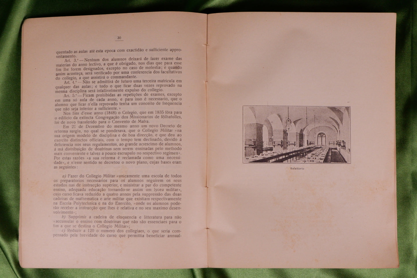 AS18LT50 – Carvalho, Mario Affonso de – O COLLEGIO MILITAR. Lisboa. Typographia Rosa Lda. 1929