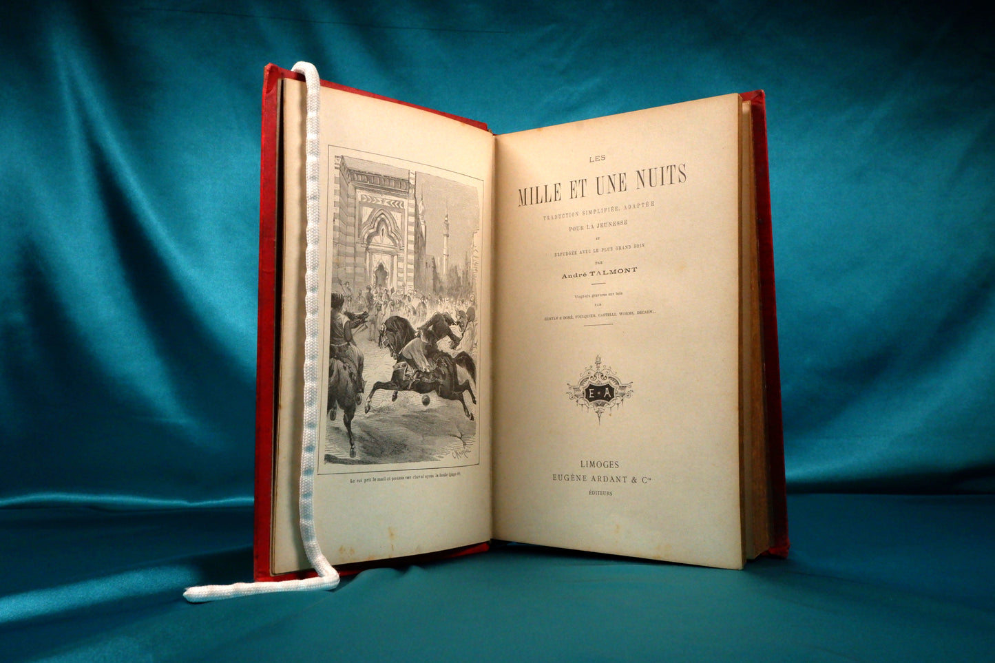 AS20LT03 – Talmont, André – LES MILLE ET UNE NUITS. Limoges. Eugène Ardant & C.ie Éditeurs. s.d. [1896]