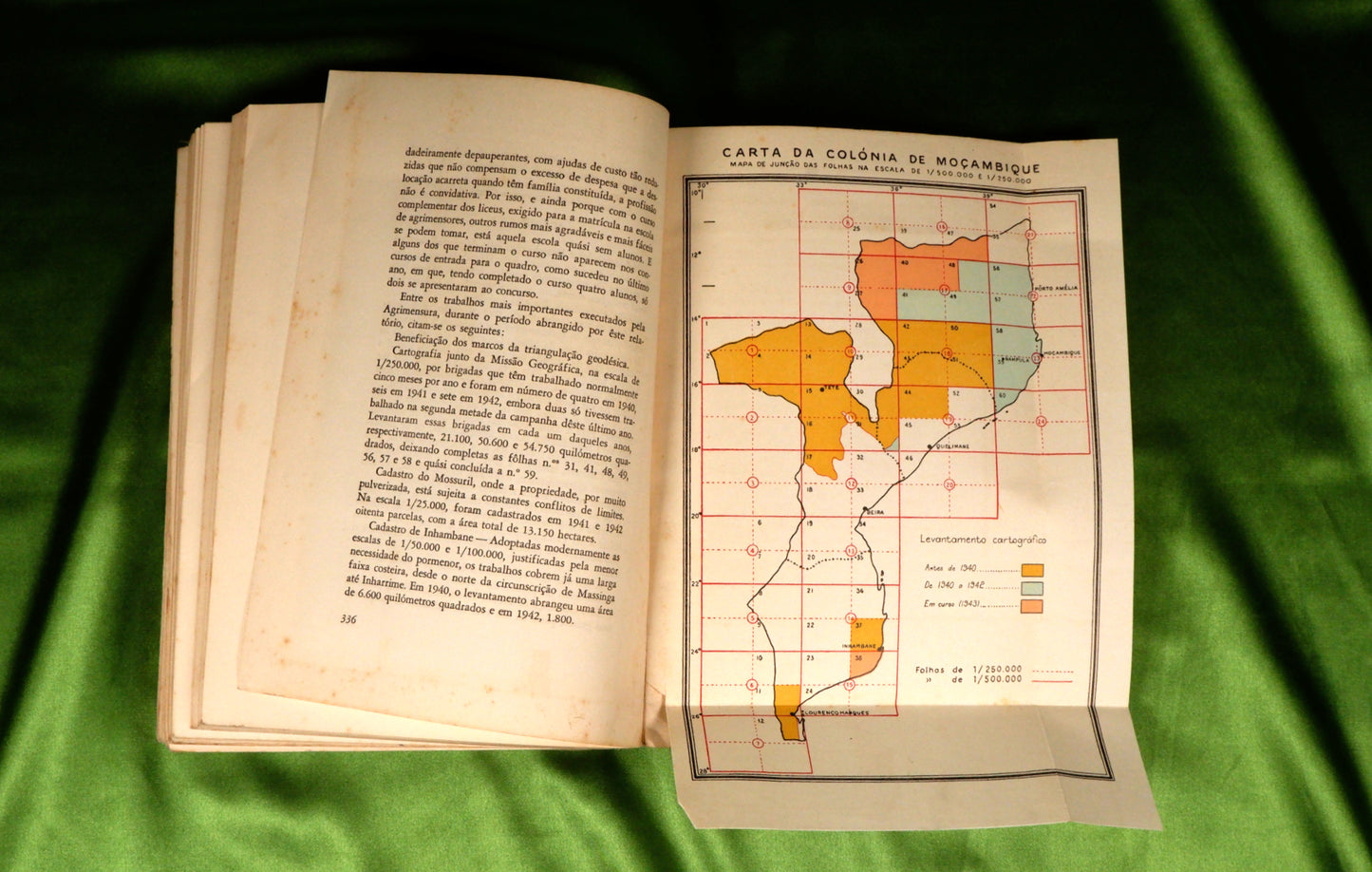 AS20LT12 – Bettencourt, José Tristão de – RELATÓRIO DO GOVERNADOR GERAL DE MOÇAMBIQUE. II vols. Lisboa. Agência Geral das Colónias. 1945