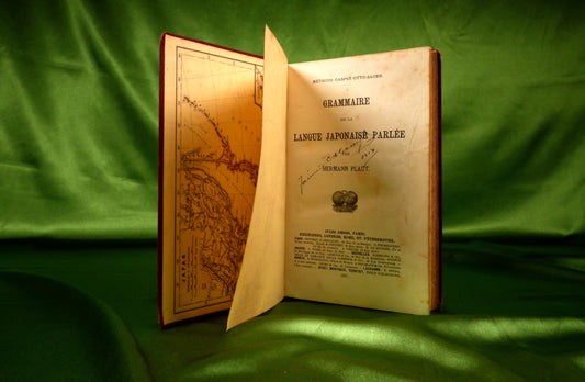 AS20LT28 – Plaut, Hermann – GRAMMAIRE DE LA LANGUE JAPONAISE PARLÉE. Paris. Jules Groos. 1907